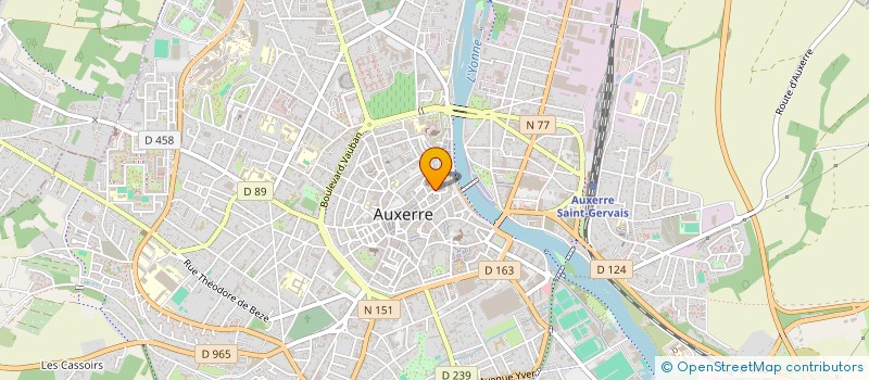 localisation de l'entreprise MADAME SYUZANNA VARDANYAN à AUXERRE