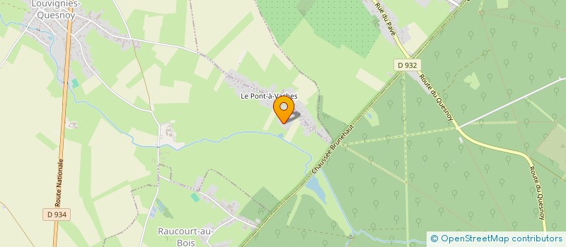 localisation de l'entreprise MADAME SYVIE GUILLOT à LOUVIGNIES-QUESNOY