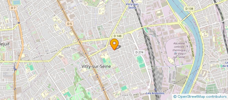 localisation de l'entreprise MADAME SZEZECHOWSKI HIARD à VITRY-SUR-SEINE