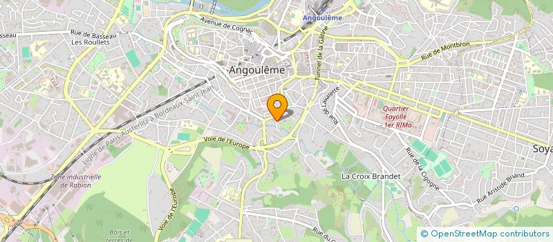 localisation de l'entreprise MADAME SZILVIA FRANK à ANGOULEME