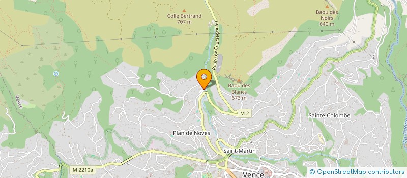 localisation de l'entreprise MADAME SZILVIA HERBAK  VENCE