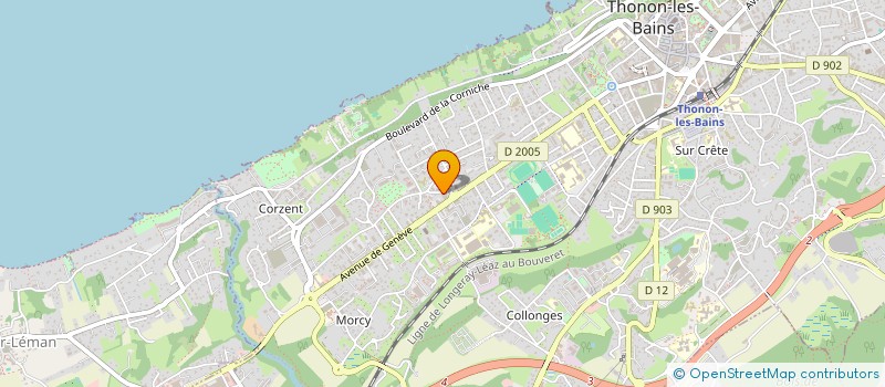 localisation de l'entreprise MADAME SZILVIA JAMBOR à THONON-LES-BAINS