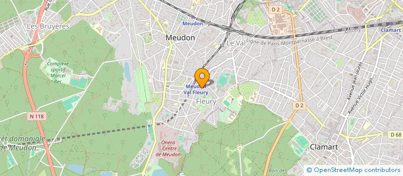 localisation de l'entreprise MADAME SZILVIA TOROK à MEUDON