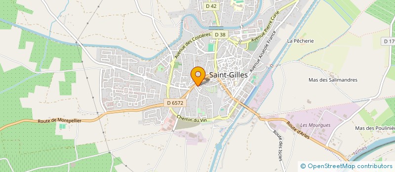 localisation de l'entreprise MADAME T COLLIN à SAINT-GILLES