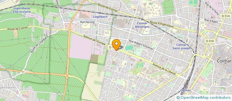 localisation de l'entreprise MADAME TAAHITUA TAPARE  COLMAR