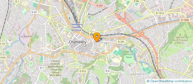 localisation de l'entreprise MADAME TABARA SENE  CHAMBERY