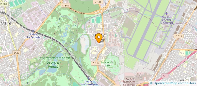 localisation de l'entreprise MADAME TABARAK MAKHAMAEVA  DUGNY