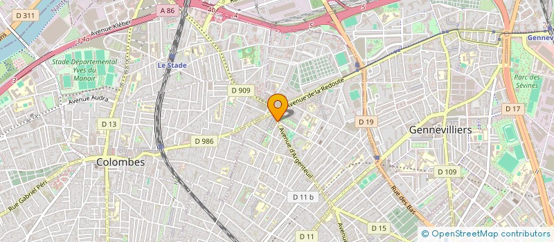 localisation de l'entreprise MADAME TABASKI DIALLO à BOIS-COLOMBES