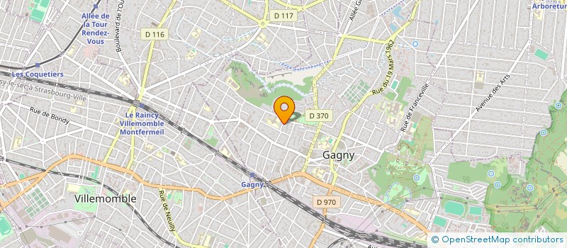 localisation de l'entreprise MADAME TABITA DENES  GAGNY