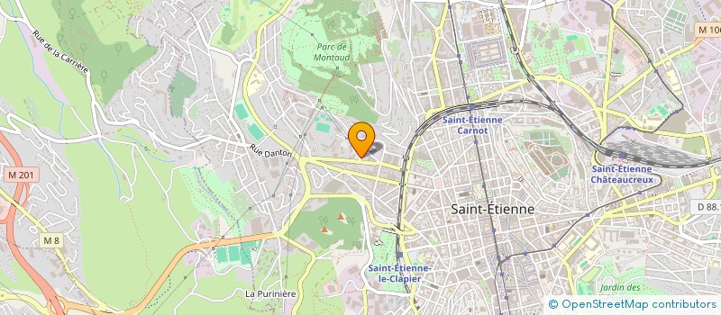 localisation de l'entreprise MADAME TABITA LUBENDELE MAKIESE  SAINT-ETIENNE