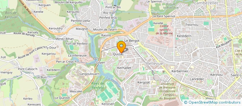 localisation de l'entreprise MADAME TACIA LAHAY  BREST