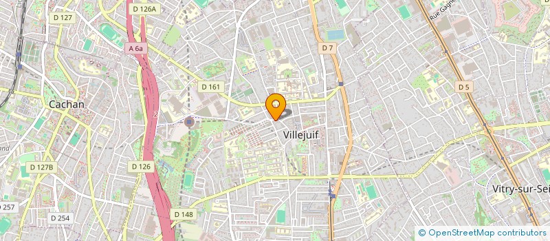 localisation de l'entreprise MADAME TACKO BA  VILLEJUIF