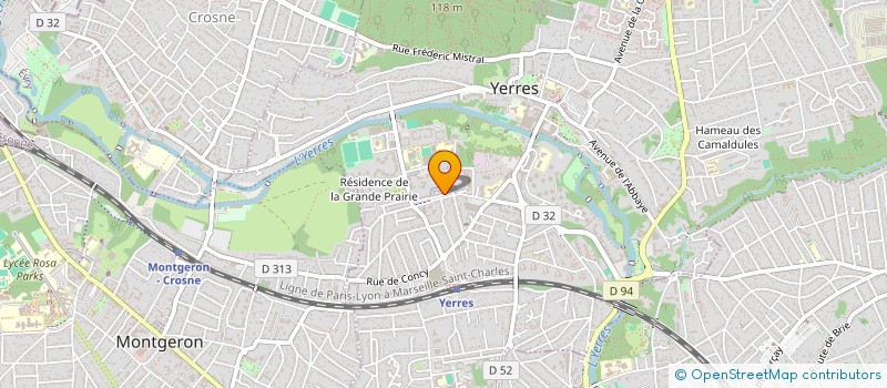 localisation de l'entreprise MADAME TACKOUH ATEBY-DJAWREY  YERRES