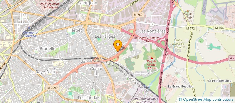 localisation de l'entreprise MADAME TAFAOUL SAIDI  CLERMONT-FERRAND