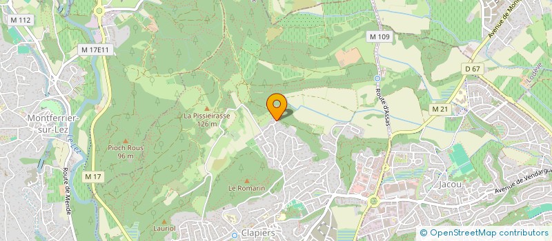 localisation de l'entreprise MADAME TAHANI ABDELHAKIM  CLAPIERS