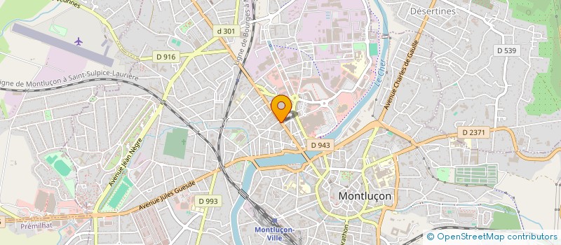 localisation de l'entreprise MADAME TAHANI CHEBLAOUI à MONTLUCON