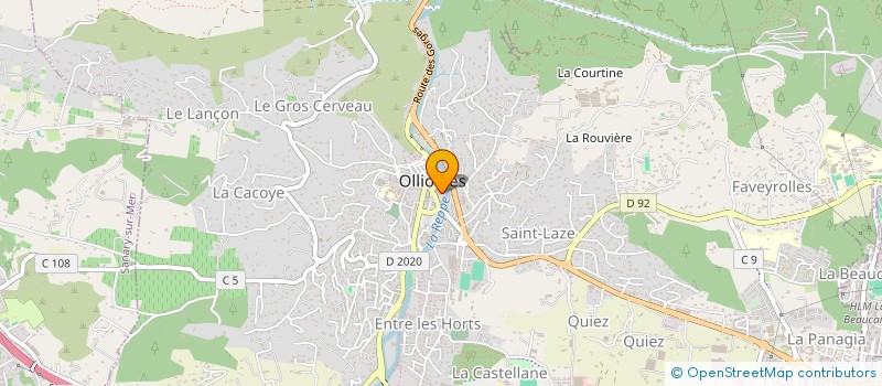 localisation de l'entreprise MADAME TAHANI SAYARI  OLLIOULES