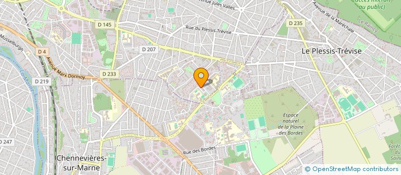 localisation de l'entreprise MADAME TAHARA SARAH EVE ABDESSELEM  CHAMPIGNY-SUR-MARNE