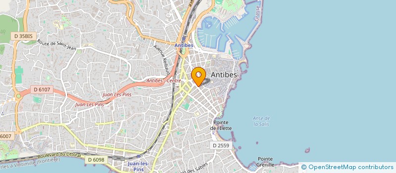 localisation de l'entreprise MADAME TAHIA STRIKA PIERART à ANTIBES