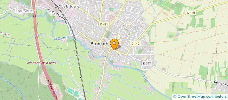 localisation de l'entreprise MADAME TAHINA RAHARIVELO DIMBINIAINA  BRUMATH