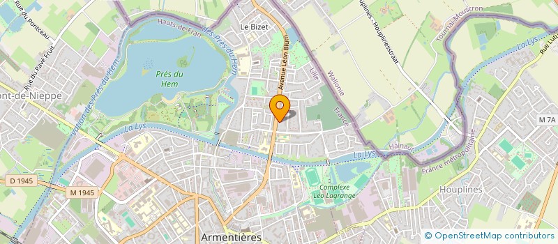 localisation de l'entreprise MADAME TAHISSIA VALLOT  ARMENTIERES