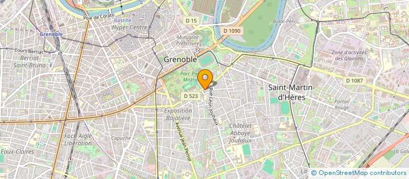 localisation de l'entreprise MADAME TAHITIE LIGONNET  GRENOBLE