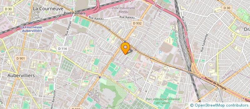 localisation de l'entreprise MADAME TAHMINA AKTER à LA COURNEUVE