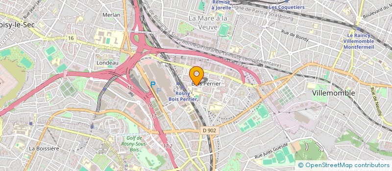 localisation de l'entreprise MADAME TAHMINA HOSSAIN à ROSNY-SOUS-BOIS