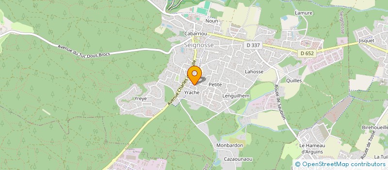 localisation de l'entreprise MADAME TAHNIA LATOUR  SEIGNOSSE