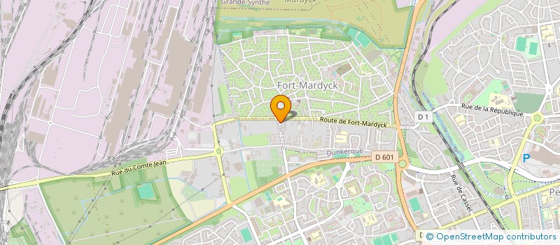 localisation de l'entreprise MADAME TAHONY FOSSAERT à DUNKERQUE