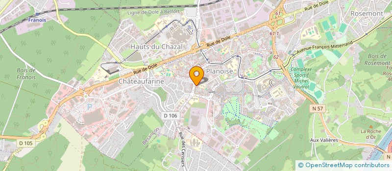 localisation de l'entreprise MADAME TAIBATOU DIALLO  BESANCON