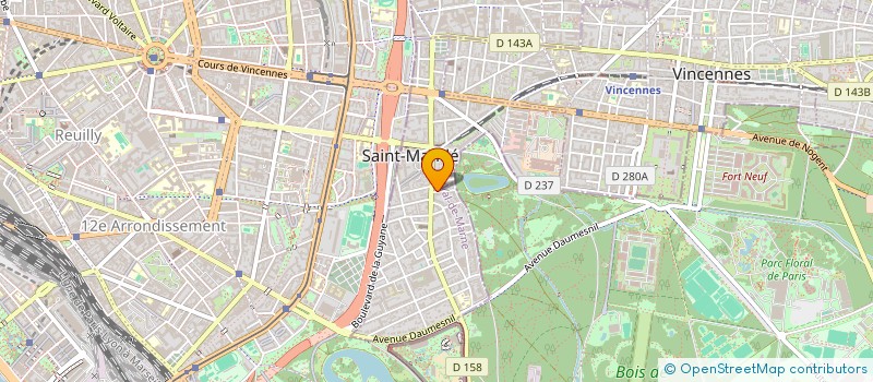 localisation de l'entreprise MADAME TAIEB EL GHAOUI à SAINT-MANDE