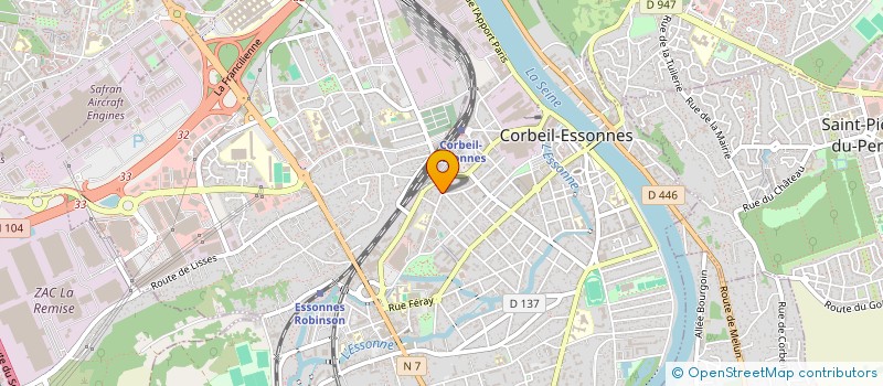 localisation de l'entreprise MADAME TAIEB GHOUT à CORBEIL-ESSONNES