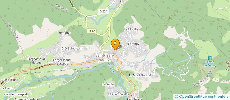 localisation de l'entreprise MADAME TAINA BARIOZ  SAINT-JEAN-DE-SIXT