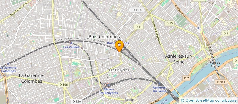 localisation de l'entreprise MADAME TAINA DE COEN à BOIS-COLOMBES