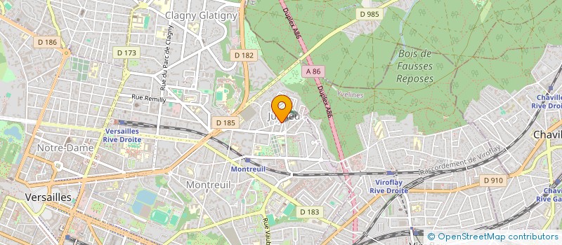 localisation de l'entreprise MADAME TAINA GALOPIN à VERSAILLES
