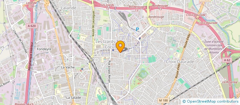 localisation de l'entreprise MADAME TAINA MARIE-CLAIRE  TOULOUSE