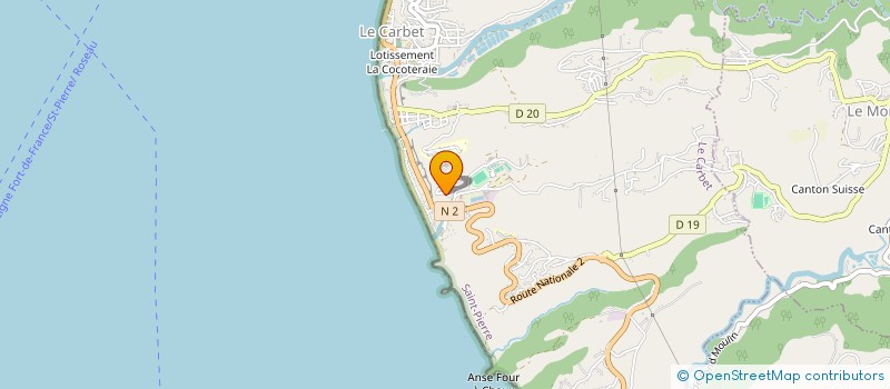 localisation de l'entreprise MADAME TAINA PAGE  LE CARBET