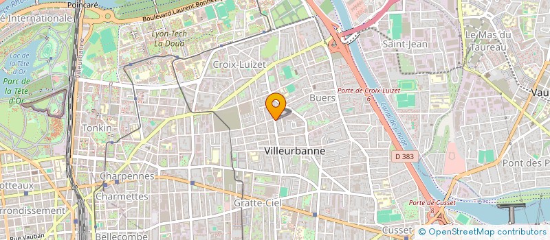 localisation de l'entreprise MADAME TAISA SILVA DE LIMA  VILLEURBANNE