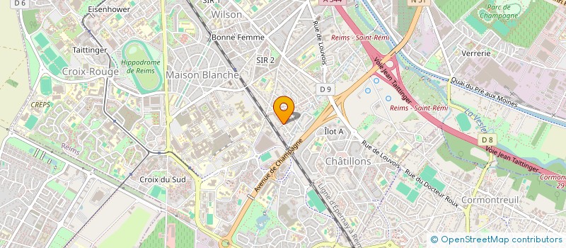 localisation de l'entreprise MADAME TAISIIA KURIPKA  REIMS