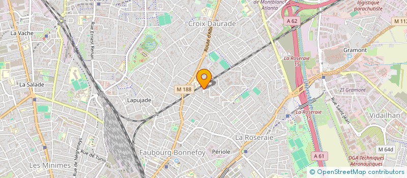 localisation de l'entreprise MADAME TAISSA GOMES  TOULOUSE