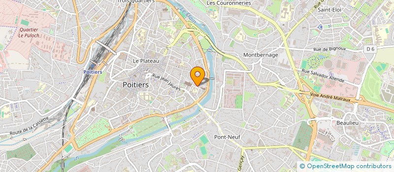 localisation de l'entreprise MADAME TAISSIR BELKAHLA  POITIERS