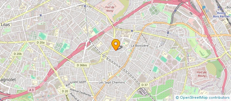 localisation de l'entreprise MADAME TAJ NEHAR à MONTREUIL