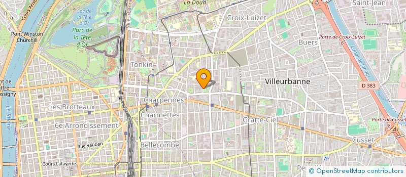 localisation de l'entreprise MADAME TAKAM YANAM  VILLEURBANNE