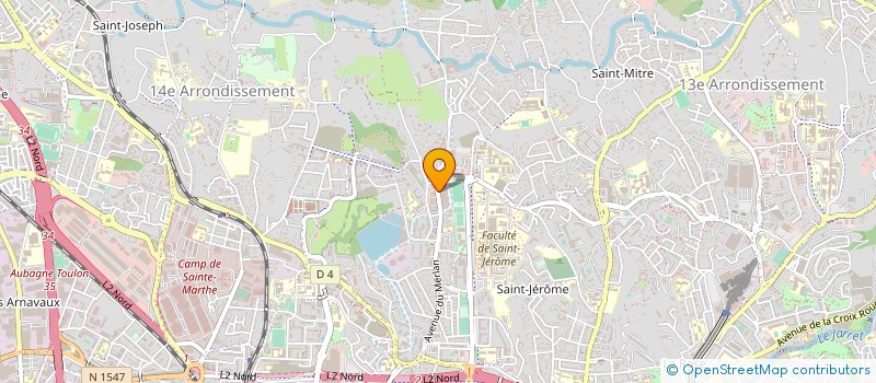 localisation de l'entreprise MADAME TAKLIT ARICHE à MARSEILLE 14