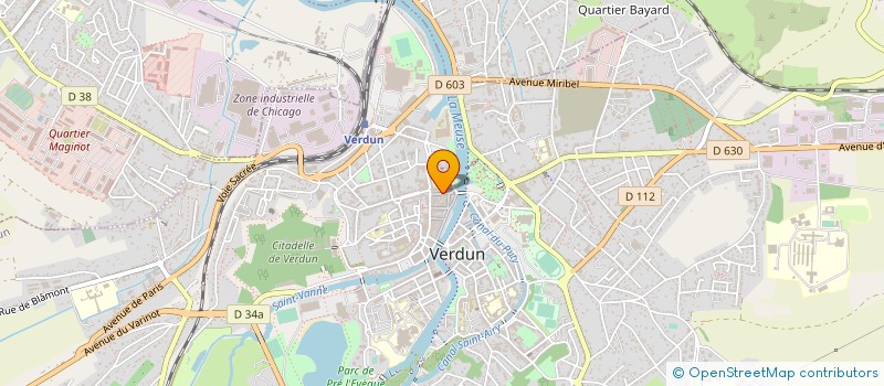 localisation de l'entreprise MADAME TAKLIT BOUKHELIFA  VERDUN