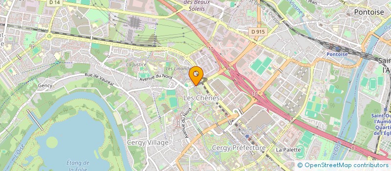 localisation de l'entreprise MADAME TAKO DANSOKO  CERGY