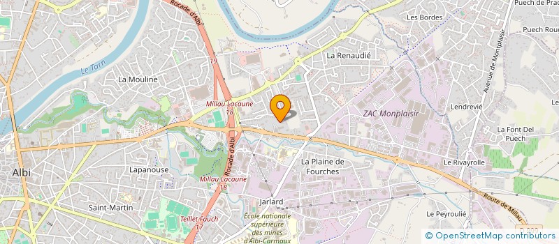 localisation de l'entreprise MADAME TALATOU DIALLO à ALBI