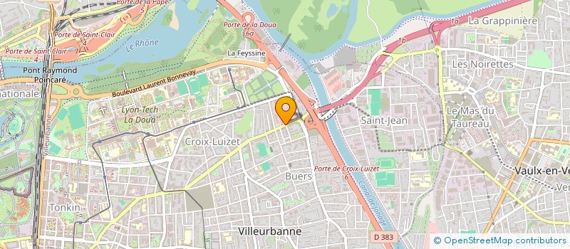 localisation de l'entreprise MADAME TALHIA FOULON  VILLEURBANNE