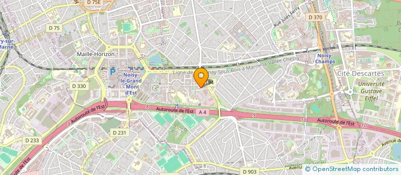 localisation de l'entreprise MADAME TALIANA DJIKALOU  NOISY-LE-GRAND